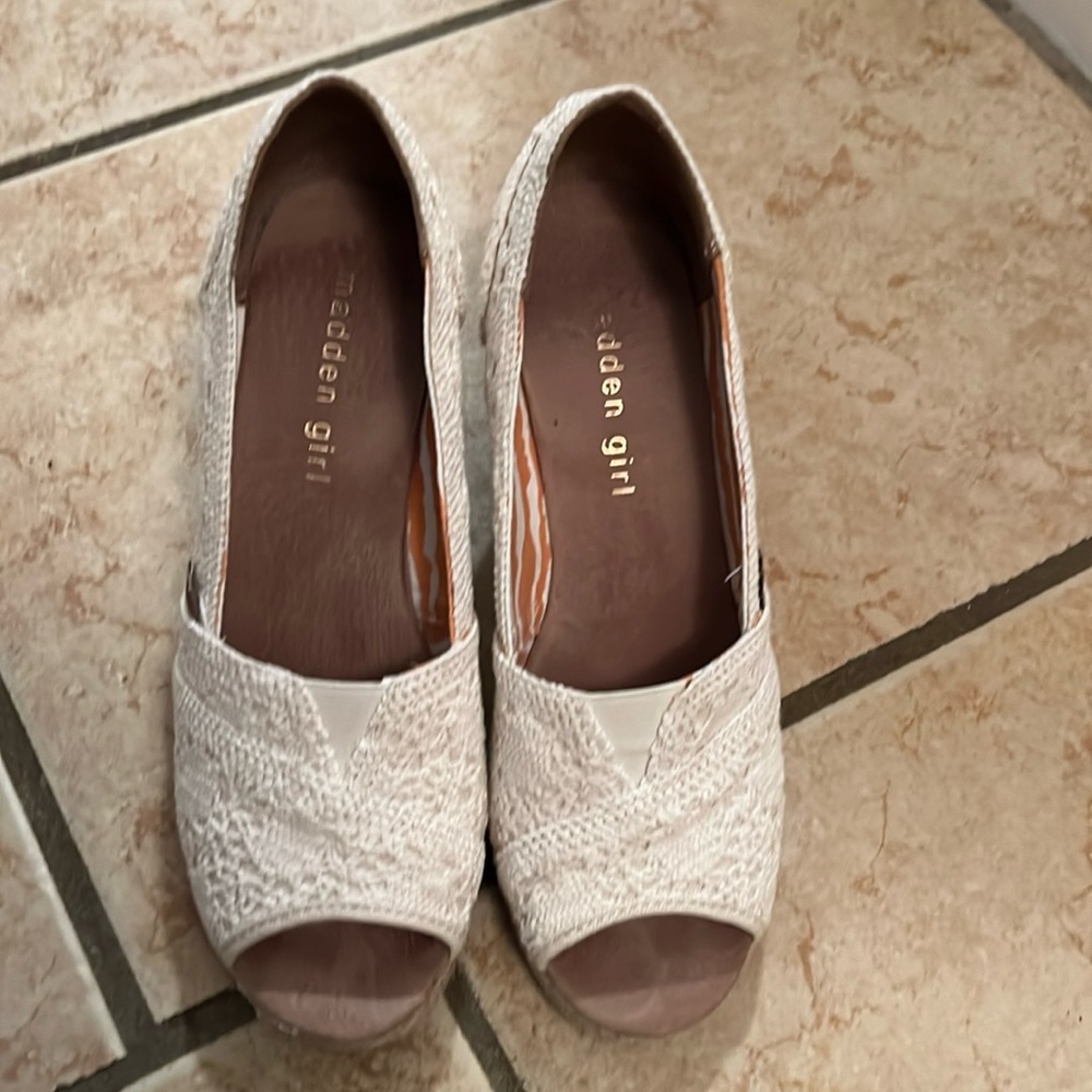 Madden espadrille wedge shoes